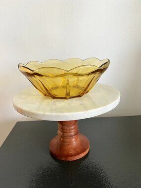 Vintage Anchor Hocking Fairfield Amber Bowl